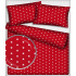 Children's cotton fabric 100% cotton, 125 g/m², width 160 cm, white stars on red