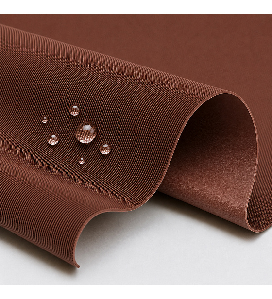 Waterproof fabric Kodura PVC coating 600D, 360 g/m², width 150 cm, brown