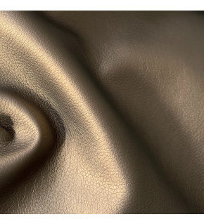 Eco-leather SOFT faux leather by the meter, 380 g/m², width 145 cm, brown, glazed