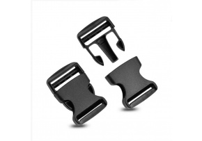 Plastic buckle 50 mm black