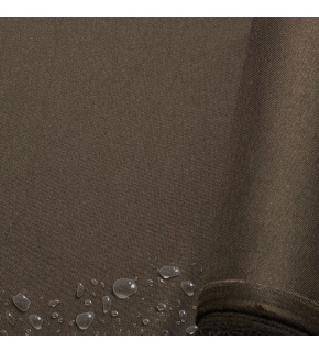 Water-repellent fabric Imitation linen, 220 g/m², width 160 cm, brown