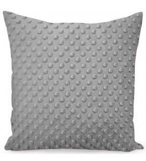Microfleece Pillowcase 40X40 cm, Color Grey