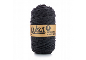 Cotton cord 5mm, 100m, anthracite 360