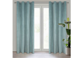 Decorative velvet curtain with eyelets SV. MENTOL 140x250 cm Decorative velvet curtain with eyelets SV. MENTOL 140x250 cm