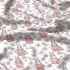 Cotton fabrics, by the meter. Rabbits on White