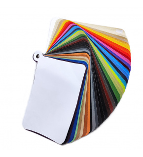 Swatch of Upholstery Fabrics Eco Leather Standard, 26 colors, 15x20 cm Swatch of Upholstery Fabrics Eco Leather Standard, 26 colors, 15x20 cm