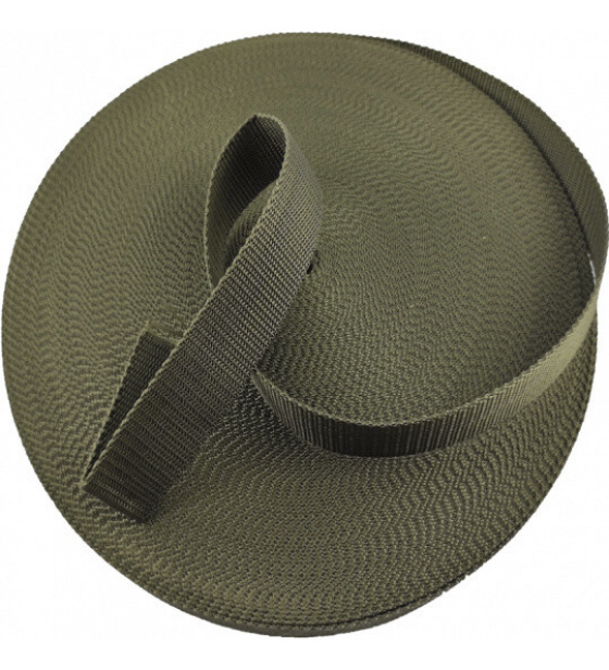 Polypropylene strap 25 mm khaki (pack of 50 m)