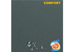 Comfort - Waterproof fabric for garden furniture and cushions, resistant to UV-WR radiation, Gray Comfort - Waterproof fabric for garden furniture and cushions, resistant to UV-WR radiation, Gray