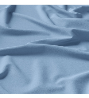 Solid-colored cotton fabric, 125 g/m², width 160 cm, light blue