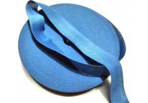 PES edging strip 20 mm color blue