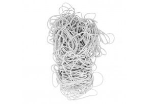 Round elastic white 3 mm Round elastic white 3 mm