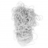 Round elastic white 3 mm