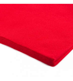 Decorative felt 3 mm color Red
