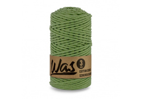 Cotton cord 3mm, 100m, PISTACHIO Cotton cord 3mm, 100m, PISTACHIO