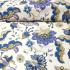 Cotton fabric 100% cotton, 125 g/m², width 160 cm, white-purple pattern