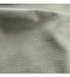 Eco-leather Largo Light Grey, durable upholstery fabric with a pronounced texture, by the meter