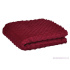 Minky dot fabric, 380 g/m², width 160 cm, by the meter, burgundy
