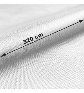 Water-repellent Oxford fabric with Teflon finish, 165 g/m², width 320 cm, white