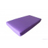 Cotton fitted crib sheet with elastic 120x60 cm PURPLE