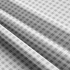 Children's cotton fabrics, by the meter. Cube 8 mm, Gray