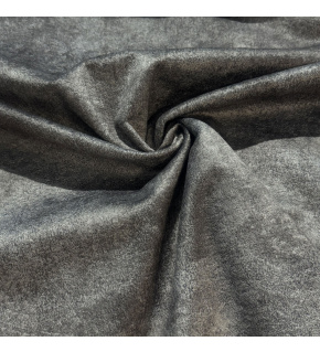 Velvet upholstery fabric, Infinity, Gray