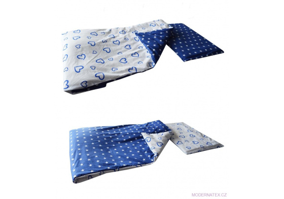 2-piece Crib Bedding STARS color Navy