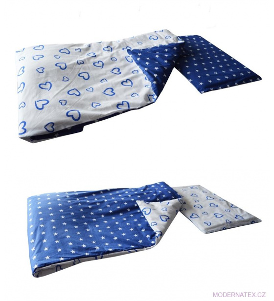 2-piece crib bedding STARS color dark blue