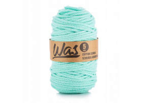 Cotton cord 5mm, 100m, color celadon 190