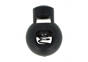 Cord stoppers 5 mm color black pattern 022