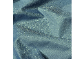 Water-repellent Oxford fabric with PU coating, 200 g/m², width 160 cm, denim