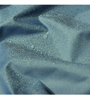 Water-repellent Oxford fabric with PU coating, 200 g/m², width 160 cm, denim