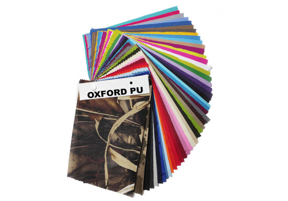 Swatch of waterproof Oxford fabrics