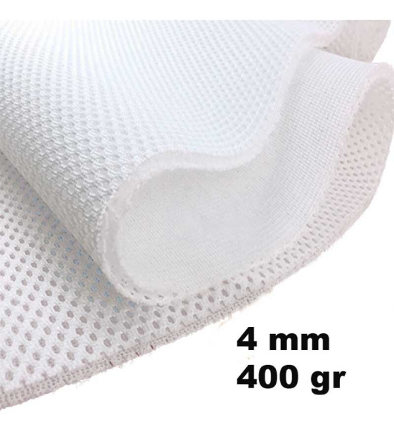 3D Síťovina pletená 400 gr/m2 Bílá 4mm