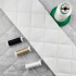 Eco-leather color white quilted 1.45 m x 0.3 m