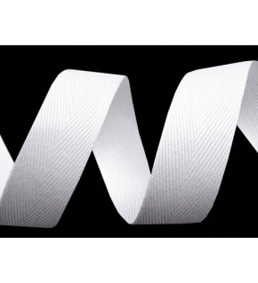 Cotton Bias Tape 30 mm Color White