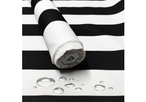 Water-repellent material, Black Strips