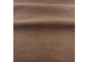 Eco-leather Largo Brown, upholstery fabric on a backing, coarse, by the meter