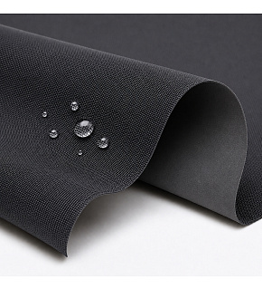 Waterproof fabric Kodura PVC coating 600D, 360 g/m², width 150 cm, graphite