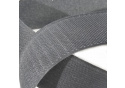 Sew-on Velcro Tape Hook and Loop Set Color Graphite 100 mm x 25 m