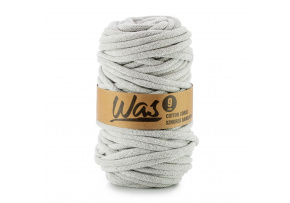 Cotton cord 9mm, 50m, light gray 030