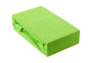 Fitted sheet 180x200 cm Jersey, color Green