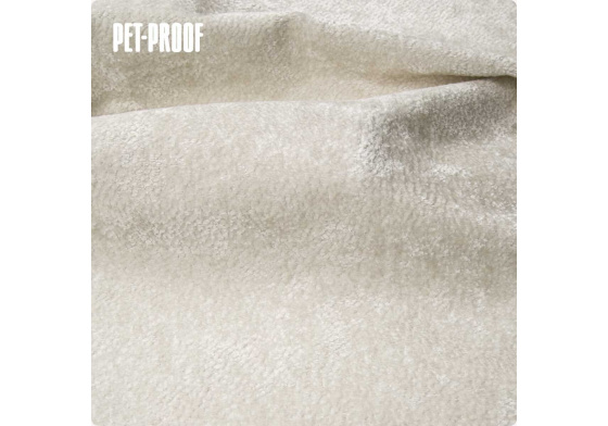 Upholstery fabric Aphrodite Ivory for furniture, by the meter - Pet Proof