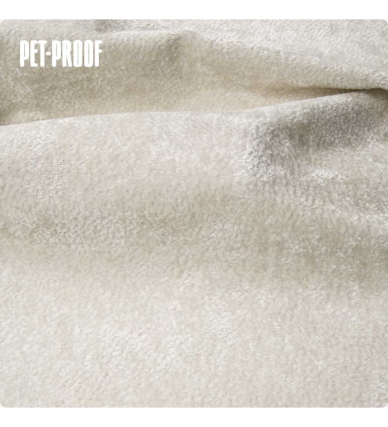 Upholstery fabric Aphrodite Ivory for furniture, by the meter - Pet Proof