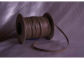 Leather pouch color dark. brown 304