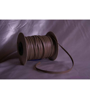 Leather pouch color dark. brown 304