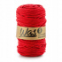 Cotton cord 5mm, 100m, red 160