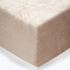 Microfleece sheet color beige 140x200