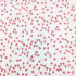 Percale cotton fabrics. Red Butterflies on White