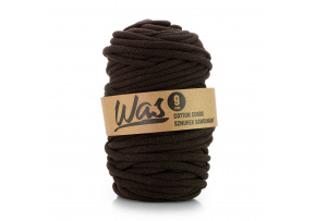 Cotton cord 9mm, 50m, dark brown 350