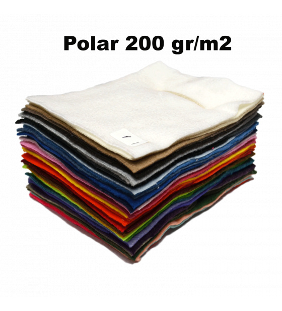 Fabric sample Polar (Microfleece) 200 gr/m2, 15x20 cm